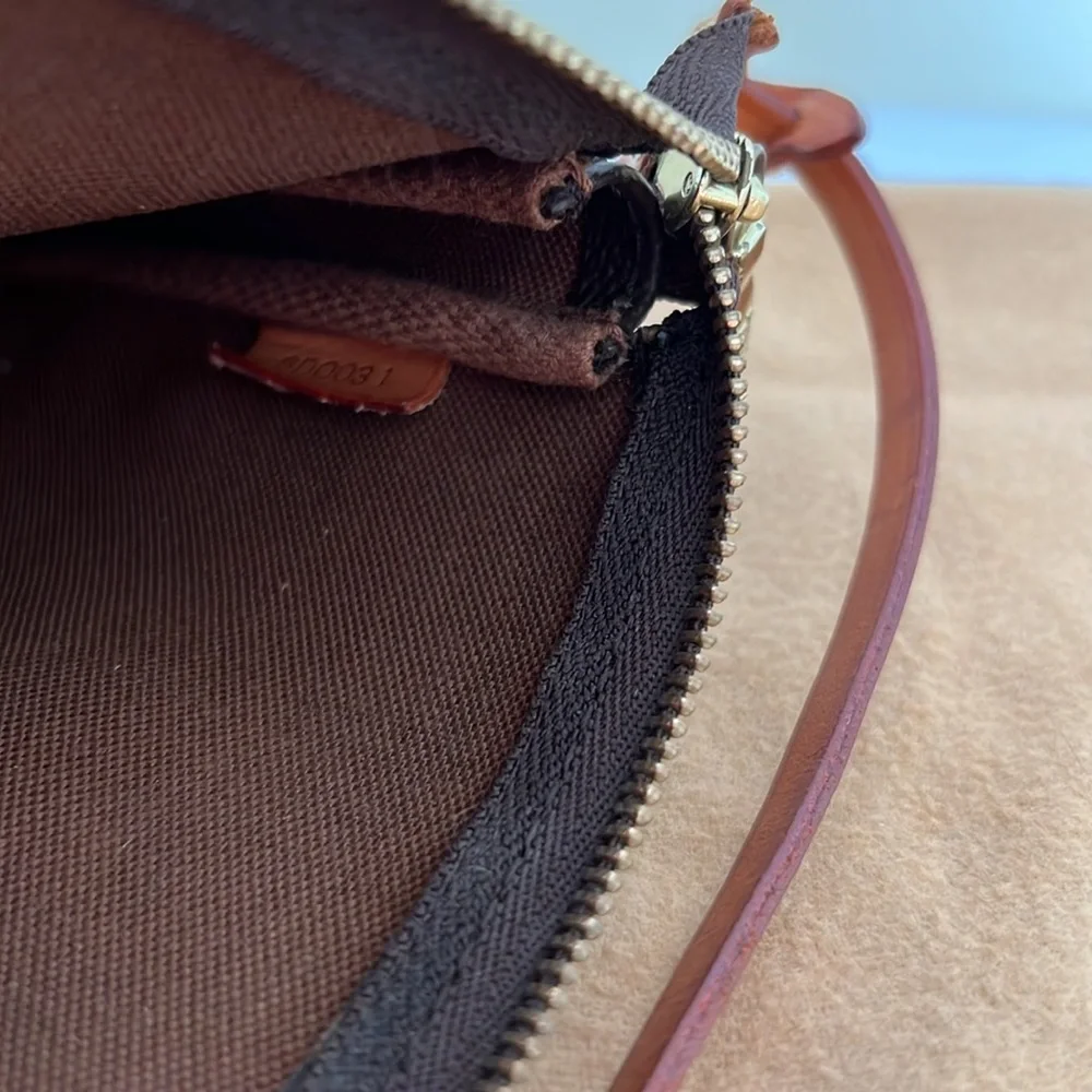 Louis Vuitton Pochette iconic bag.